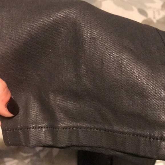 Loft Modern Skinny Jeans Waxy Black Women's Size 2 Waist 26 Classic Everyday EUC - Picture 5 of 13